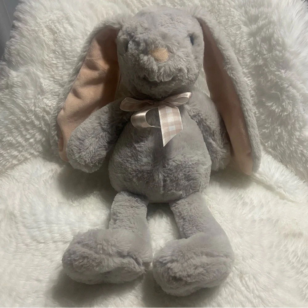 Soft Plush Bunny with Pink Ears